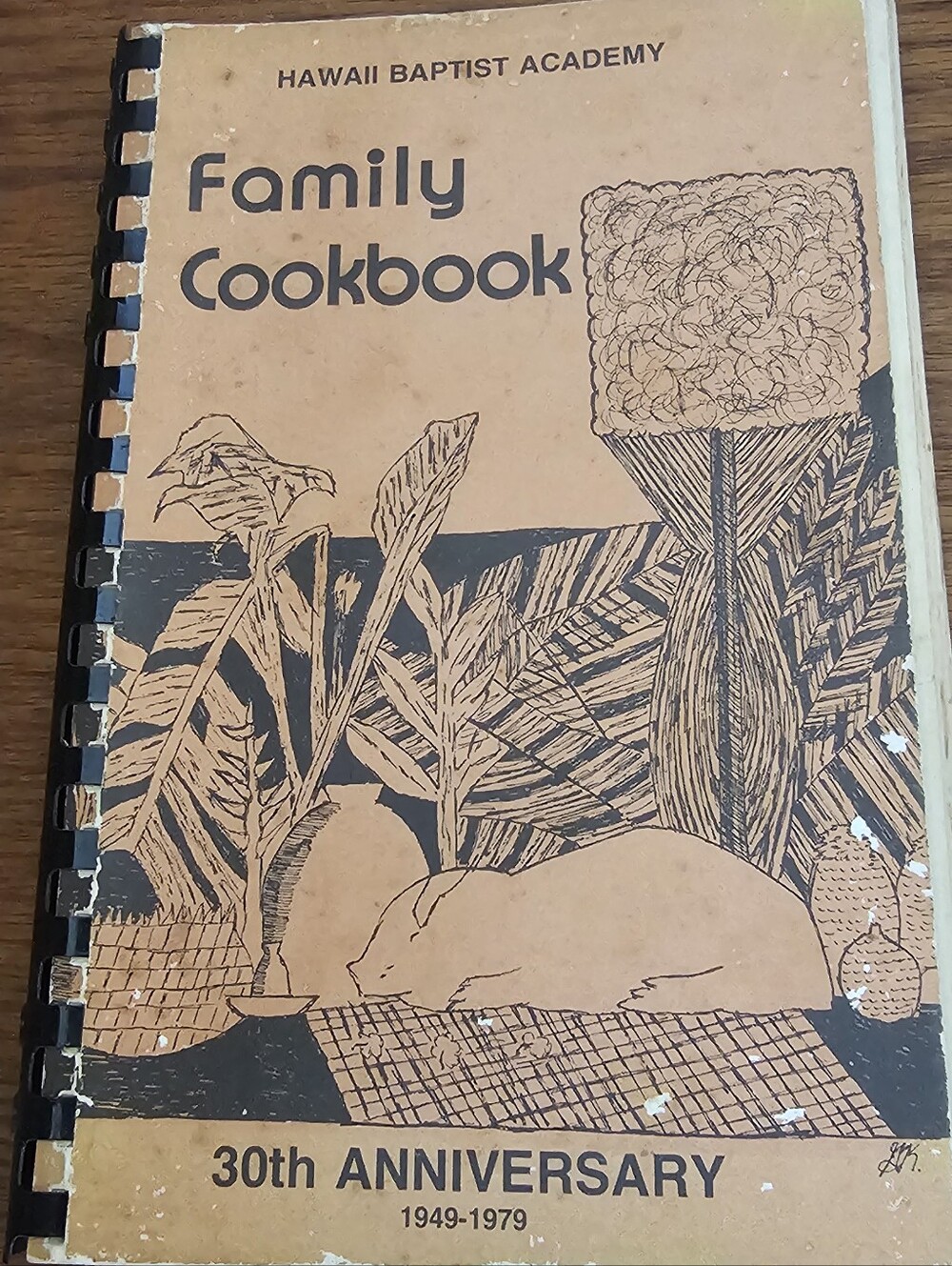 Hawaii Baptist Academy Family Cookbook Vintage